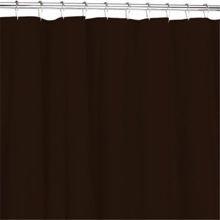 CARNATION HOME FASHIONS Carnation Home Fashions SC-FAB/13 70 in. x 72 in. Fabric Shower Curtain Liner - Brown SC-FAB/13